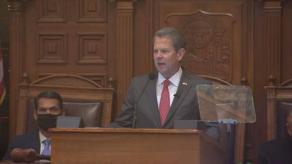 Gov. Kemp lays out legislative priorities in annual State of the State of address