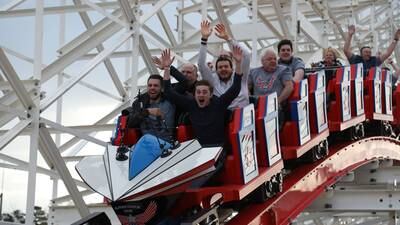 Monster new roller coaster opens at Atlanta amusement park