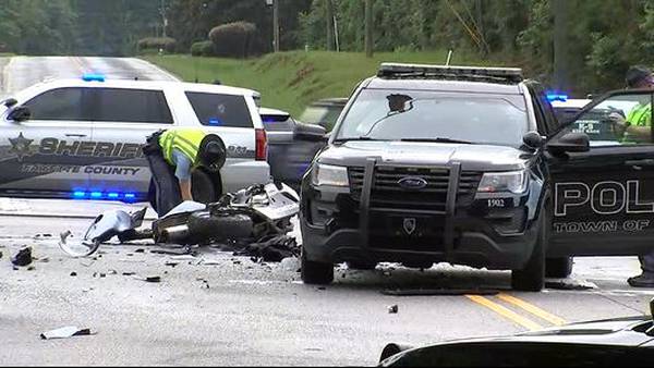 Motorcyclist dead after crashing into Tyrone police car