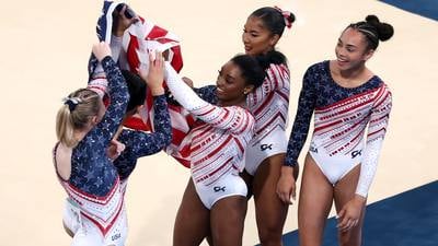 PHOTOS: Simone Biles, US women’s gymnastics team take gold