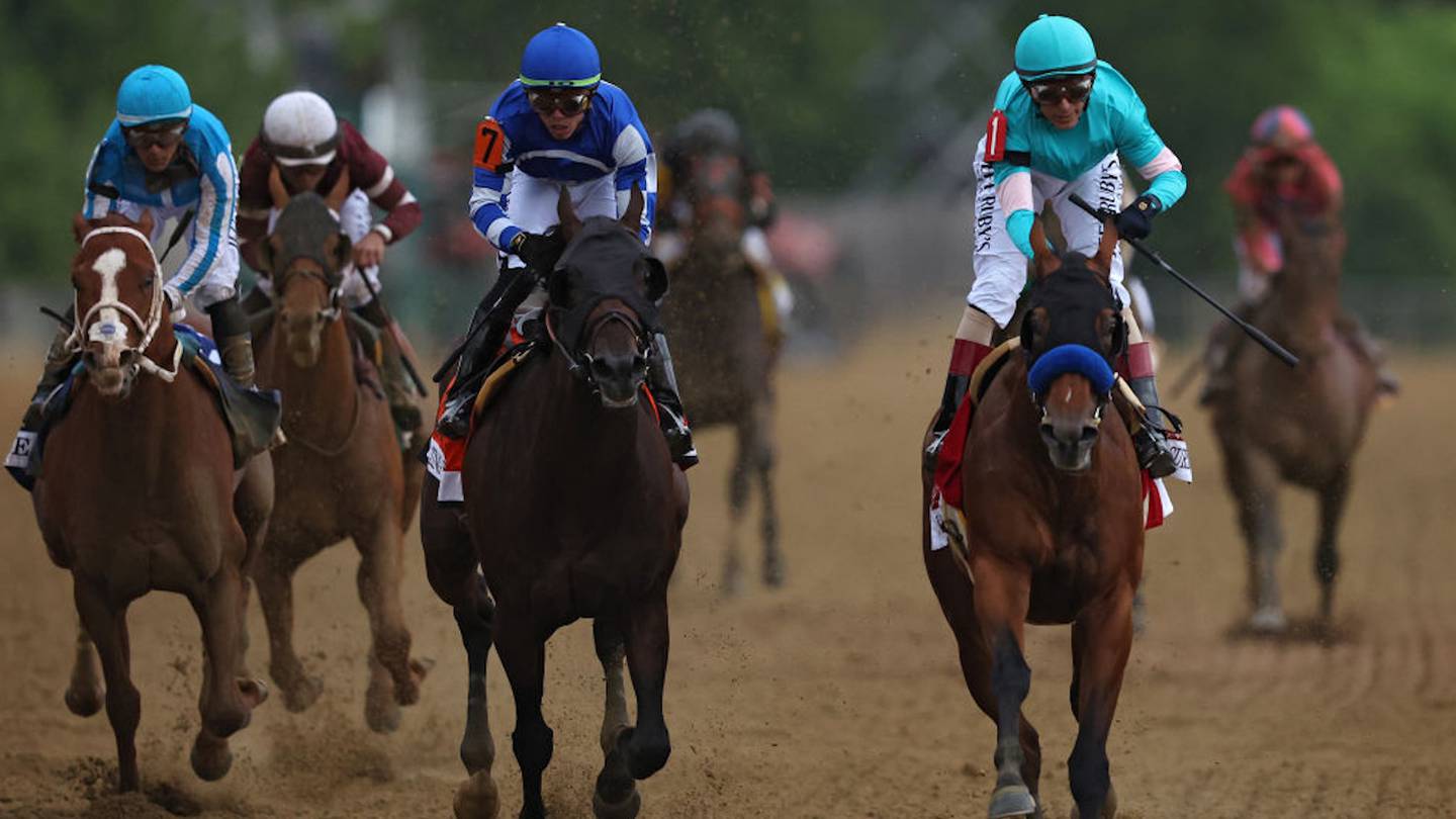 Preakness Stakes National Treasure wins 2nd leg of Triple Crown