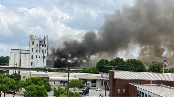 Crews battling fire at DeKalb County factory, officials say