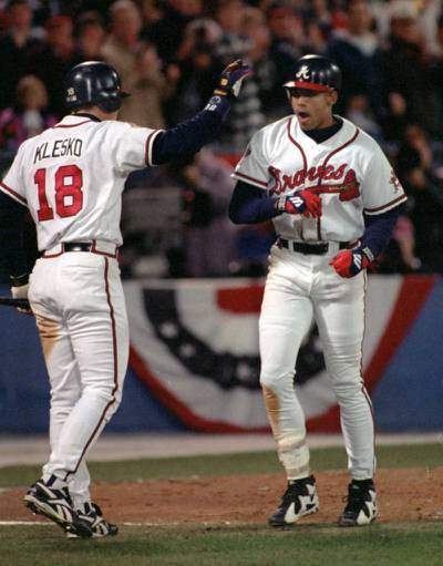 1995 WS Gm6: Braves clinch the 1995 World Series 