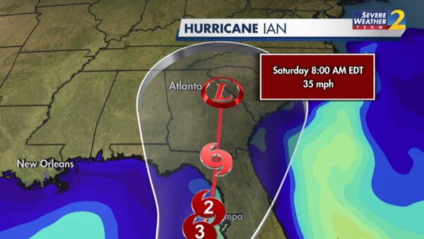Georgians bracing for Hurricane Ian as storm heads toward Florida