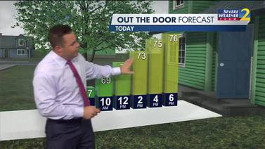 Cooler temperatures on Wednesday