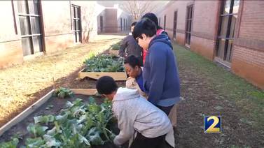 Henry County students receive donation to build new garden for its garden-to-table program