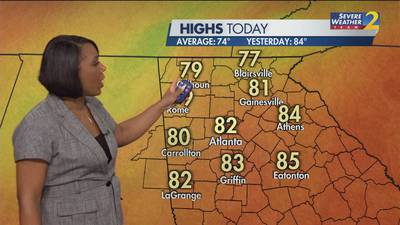 Another warm afternoon ahead with a dry day on Thursday