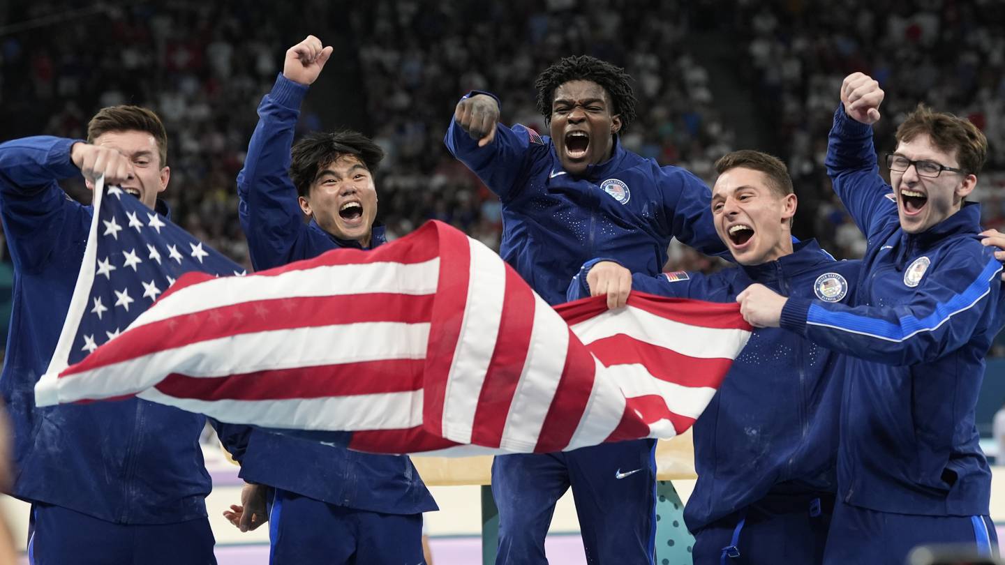 The U.S. men's gymnastics team ended a lengthy Olympic medal drought