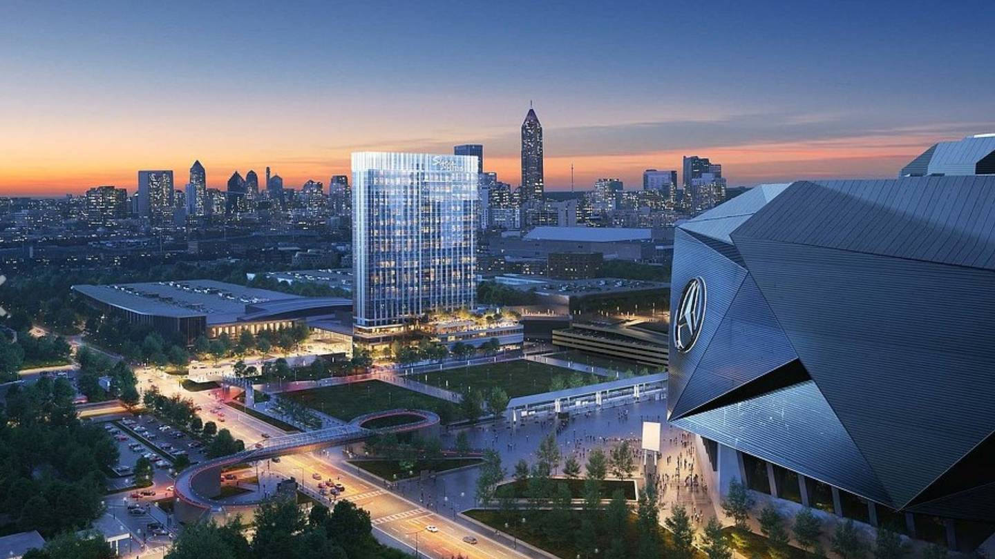 This new hotel next to MercedesBenz Stadium is about to dominate the