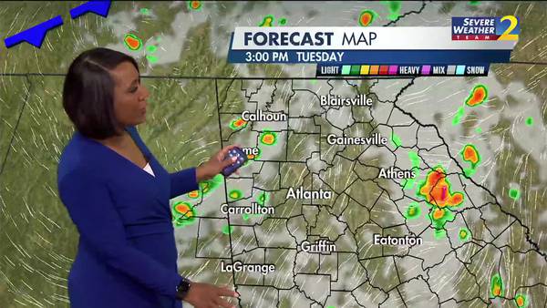 A warm, dry afternoon ahead for your Monday