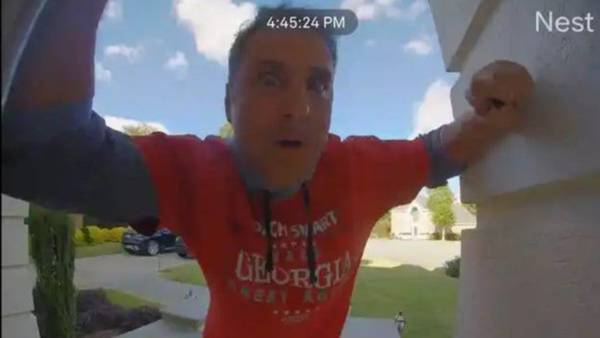 Man arrested for trespassing after bizarre exchange with Cobb homeowner caught on video