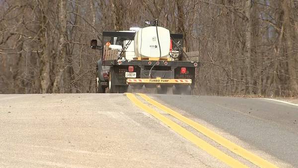 Crews across North Georgia pretreating roads ahead of potential wintry weather