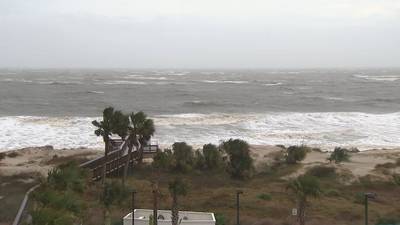 Coastal Georgia bracing as Tropical Storm Nicole makes landfall