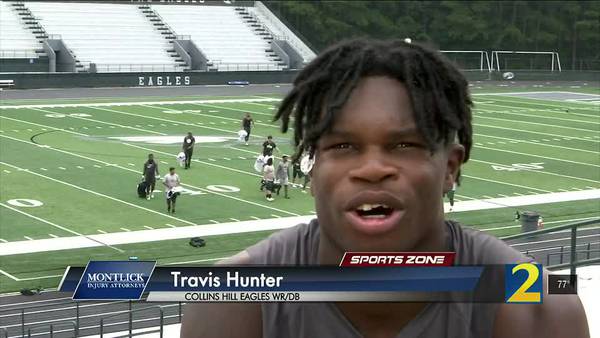 Collins Hill's Travis Hunter: Montlick Injury Attorneys Athlete of the Week