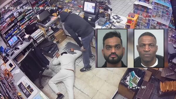 Video showing cashier punched, collapsing before getting robbed was all staged, police say