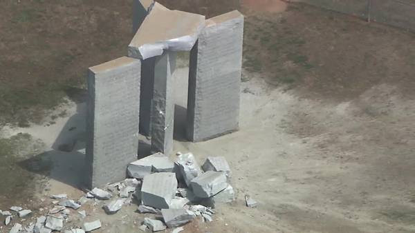 GBI investigating after parts of mysterious Georgia monument destroyed by explosives