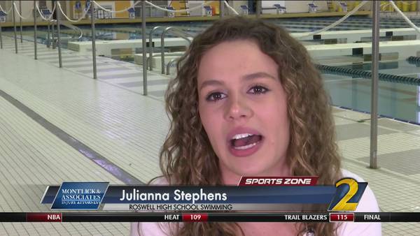 Roswell High School's Julianna Stephens: Montlick & Associates Athlete of the Week