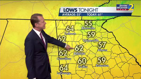 Dry, cloudy Friday night