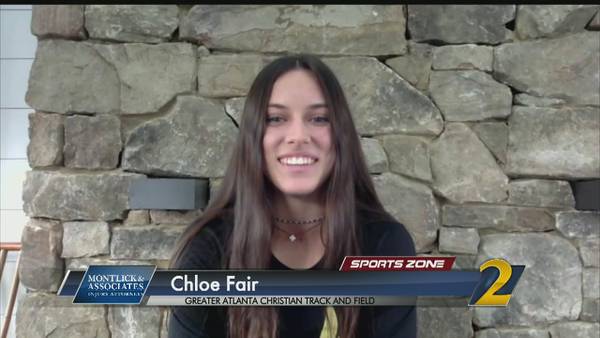 Greater Atlanta Christian's Chloe Fair: Montlick & Associates Athlete of the Week