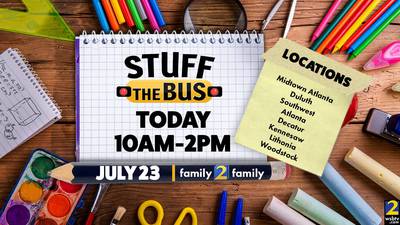 Help WSB-TV Stuff the Bus today!