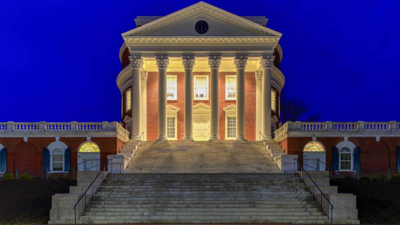 The University of Virginia in Charlottesville, Virginia