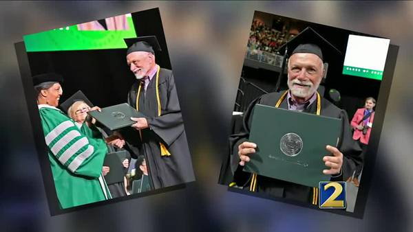 Grandfather of 15 gets his degree at 72-years-old