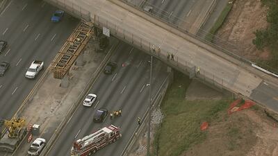 I-285 reopens after damage on bridge causes traffic nightmare for hours in Sandy Springs