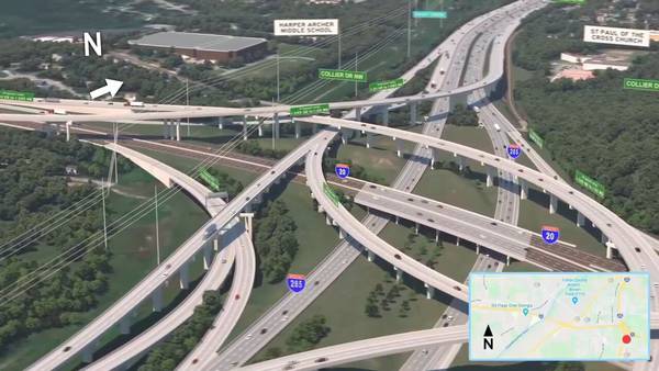 Proposed multi-million dollar overhaul to I-285, I-20 underway