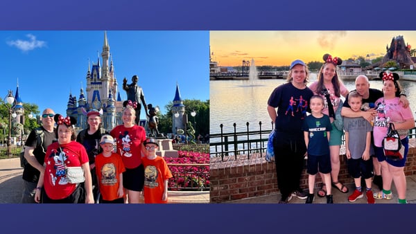 Family surprised with trip to Disney after creating Disney experience in their home during pandemic