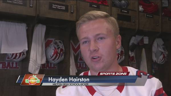 Milton's Hayden Hairston: Georgia Lottery Scholar Athlete