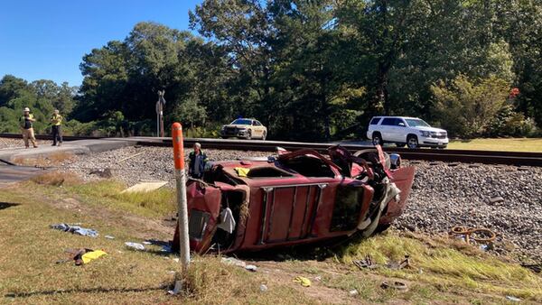 1 airlifted to hospital after Amtrak train hits car on tracks in Douglas County