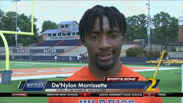 North Cobb's  De'Nylon Morrissette: Montlick Injury Attorneys Athlete of the Week