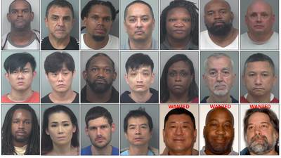 PHOTOS: Police arrest 18 individuals in illegal gambling operation at Gwinnett County bar