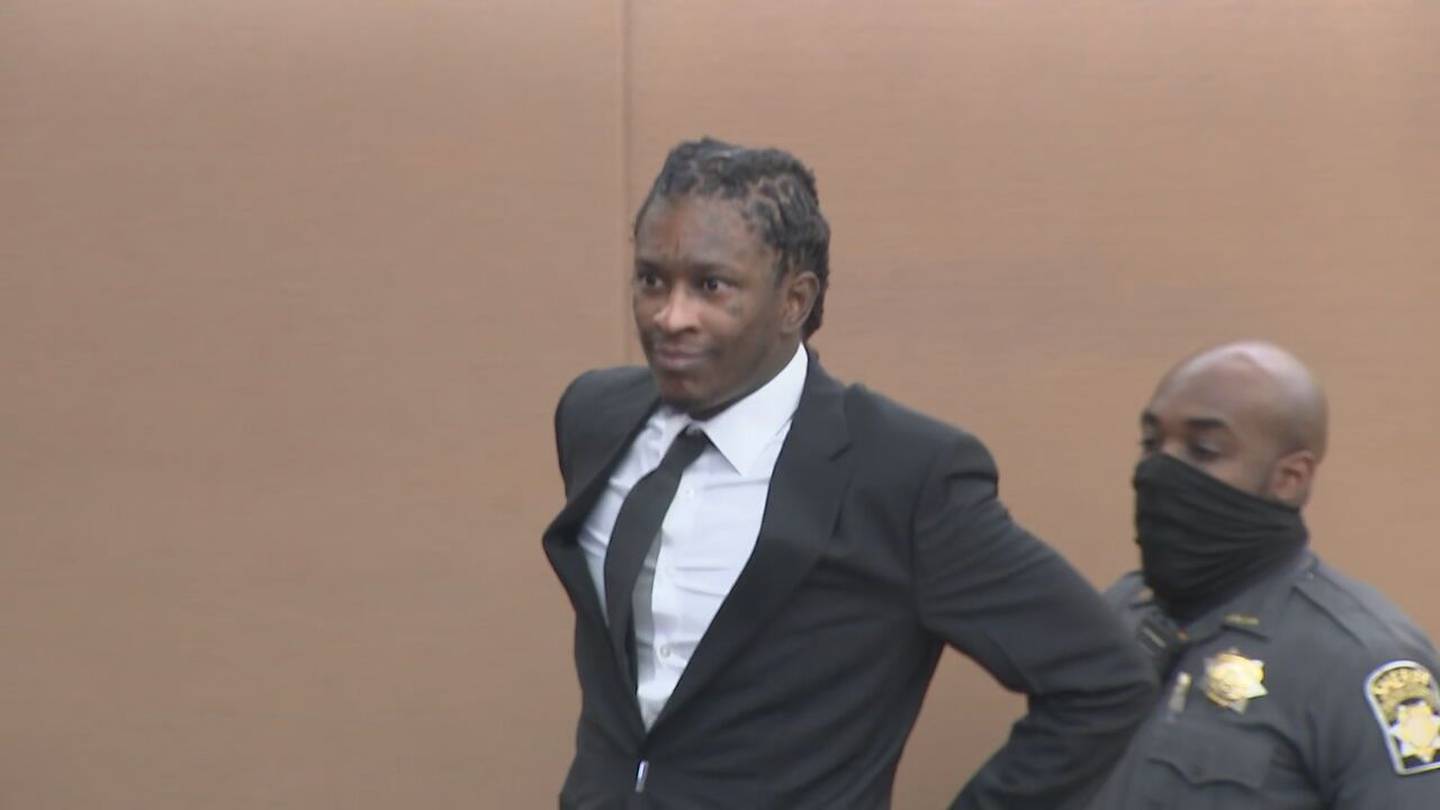 Young Thug appears in court for 1st time in person day after Gunna