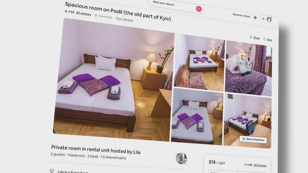 Families booking Airbnbs in Ukraine to help those caught in conflict
