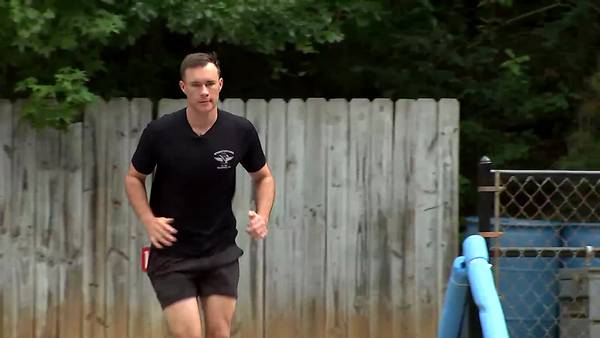 VIDEO: Recruit runs obstacle course for POST certification
