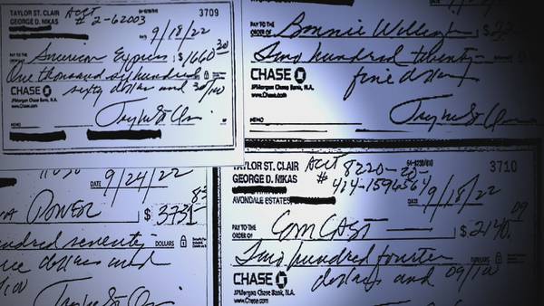 Man out thousands of dollars after crooks change checks made out to large companies