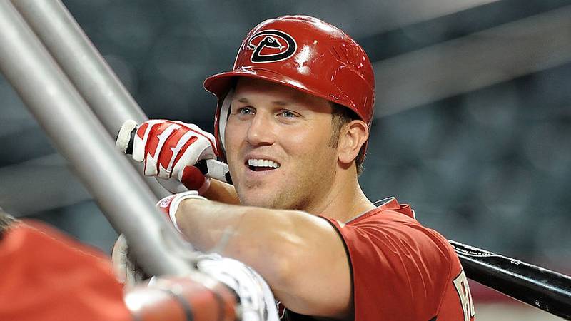 PHOENIX, AZ - JULY 19:  Sean Burroughs #21 of the Arizona Diamondbacks talks to some teammates during batting practice prior to a game against the Milwaukee Brewers at Chase Field on July 19, 2011 in Phoenix, Arizona.  (Photo by Norm Hall/Getty Images)