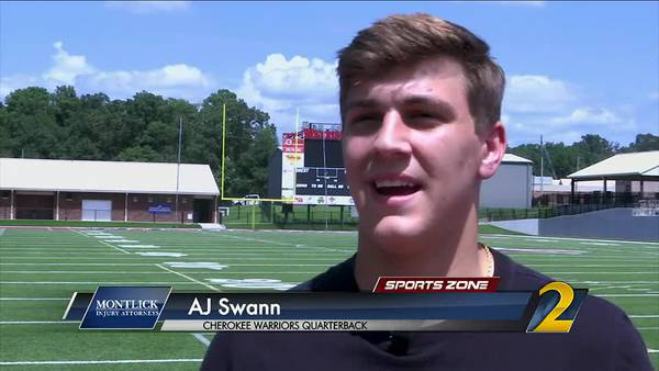 Cherokee's AJ Swann: Montlick Injury Attorneys Athlete of the Week