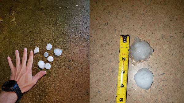 Residents report ‘golf ball sized hail’ in west Georgia amidst severe storms