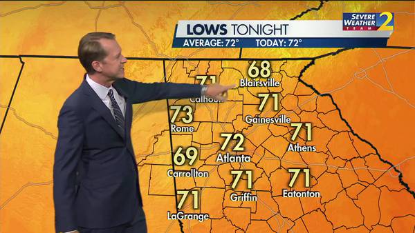 Warm temperatures expected for Wednesday with the potential of fog during the morning