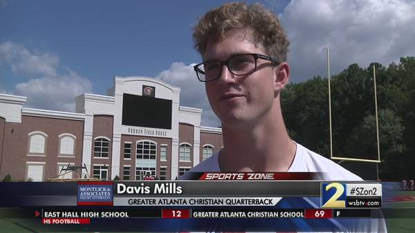 GAC's Davis Mills: Montlick & Associates Athlete of the Week
