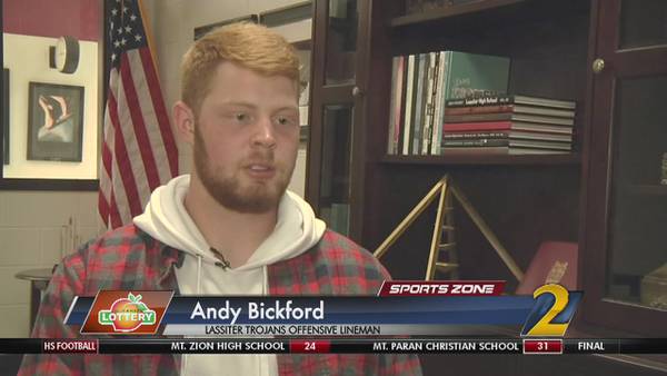 Lassiter's Andy Bickford: Georgia Lottery Scholar Athlete