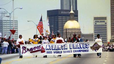 Atlanta Braves fans pack the streets of Atlanta and Cobb for