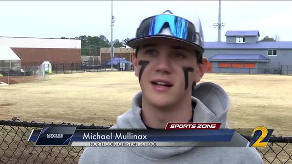 North Cobb Christian's Michael Mullinax: Montlick Injury Attorneys Athlete of the Week