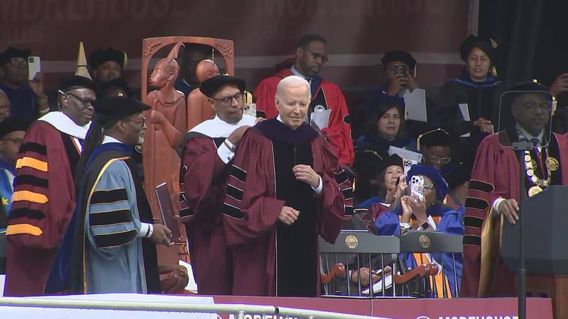 President Biden gives commencement address at Morehouse College
