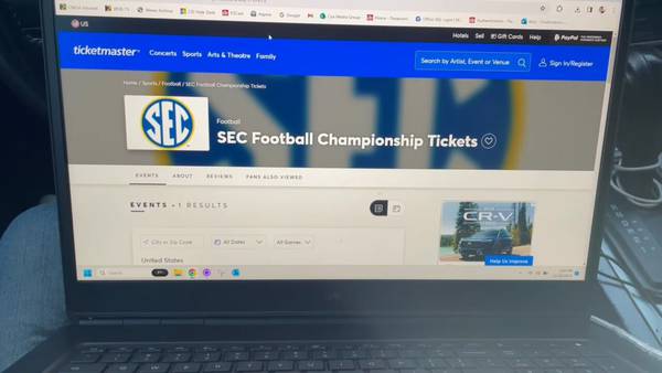 Buyers beware: Skyrocketing SEC Championship ticket prices brings out scammers
