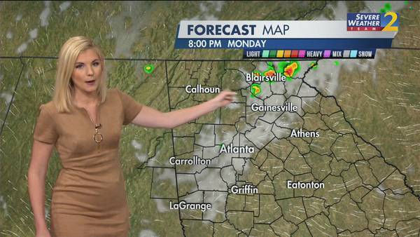 Dry Monday ahead with temperatures hitting low 80s by lunch