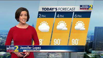 Warm weather continues this afternoon