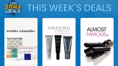 Local Steals and Deals:  Almost Famous, Wrinkles Schminkles Holiday Set, and Amazing Cosmetics